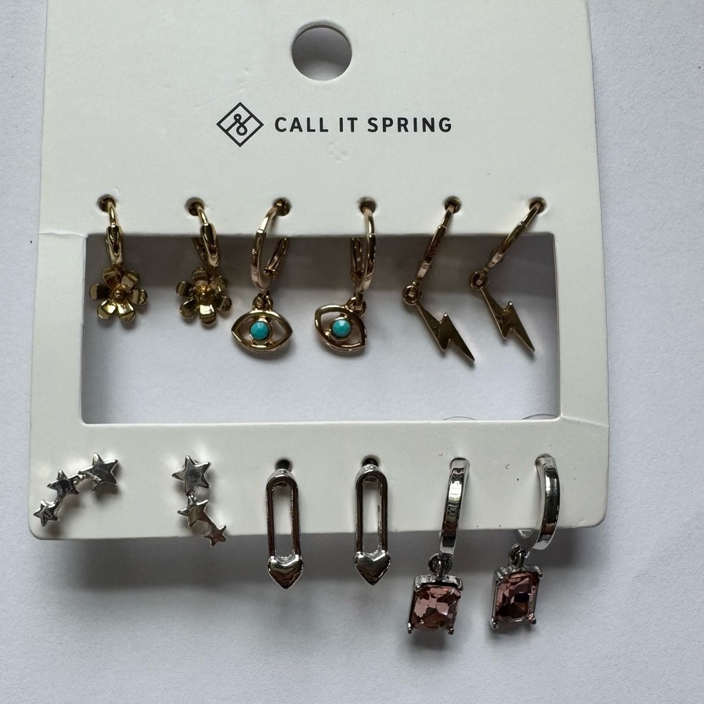 Call It Spring Gold and Silver Earring Collection